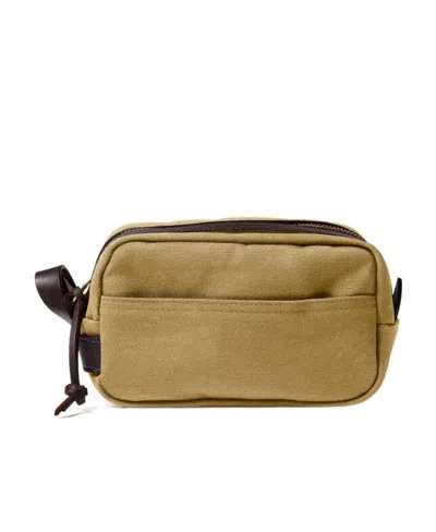 Filson Zippered Toilet Bag In Brown