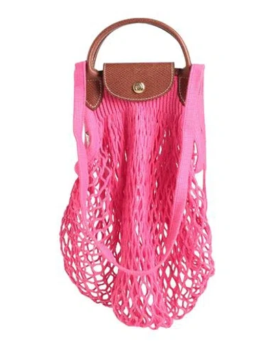 Filt 1860 Woman Handbag Fuchsia Size - Textile Fibers, Leather In Pink