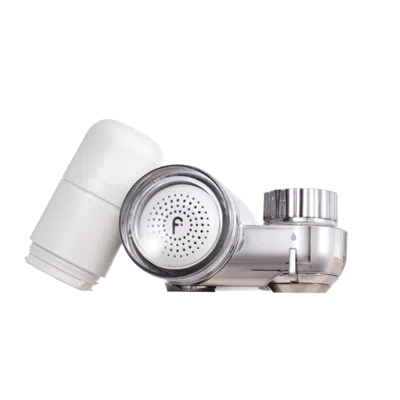 Filterbaby Skincare Water Filter 2.0 + 2 Filter Refills - Shiny Chrome