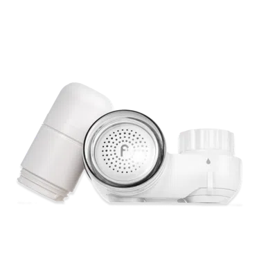 Filterbaby Skincare Water Filter 2.0 + 2 Filter Refills - White