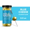 Filthy Blue Cheese Olives In Blue