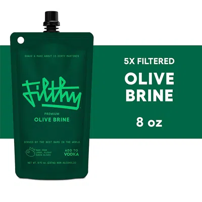 Filthy Olive Brine, 8 Oz. In Green