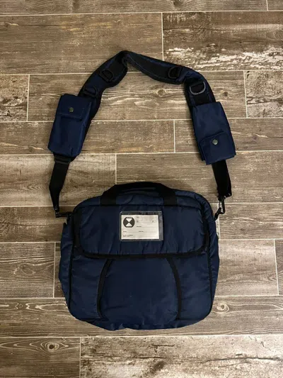 Pre-owned Final Home 90's  Crossbody Shoulder Bag In Blue
