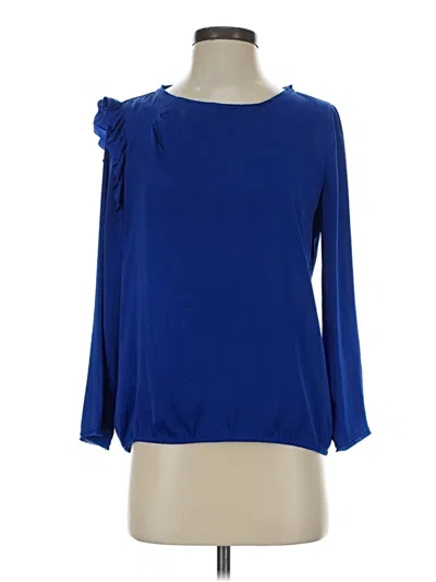 Pre-owned Final Touch 3/4 Sleeve T-shirt In Blue