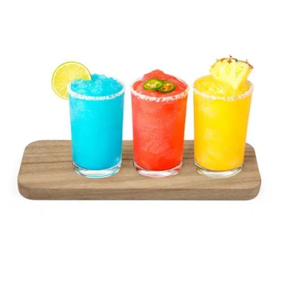 Final Touch 4 Piece Margarita And Frozen Drink Flight Tasting Set In Multi