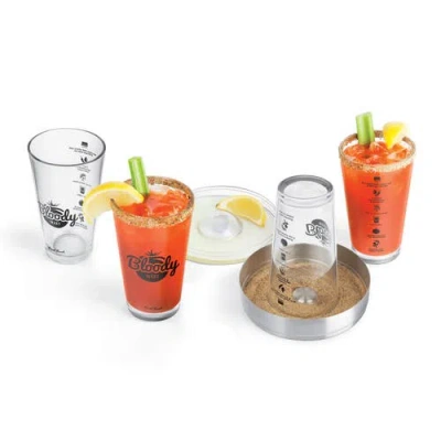 Final Touch 6 Piece Bloody Mary Gift Set In Transparent