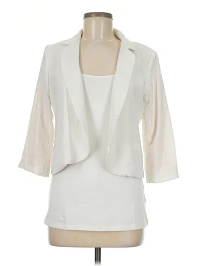 Pre-owned Final Touch Blazer Jacket In White