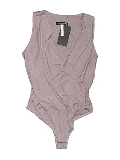 Final Touch Bodysuit In Gray