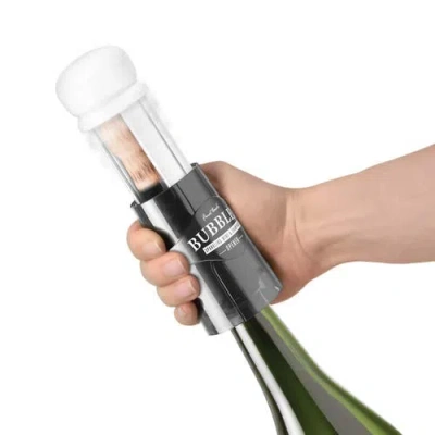 Final Touch Bubbles Sparkling Wine & Champagne Opener In Black