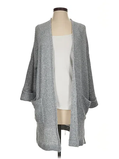Pre-owned Final Touch Cardigan Sweater In Gray