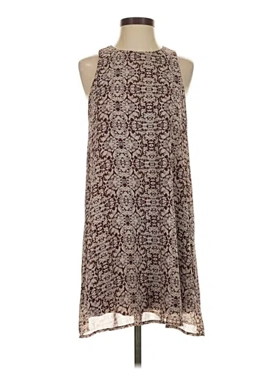Pre-owned Final Touch Casual Dress In Brown