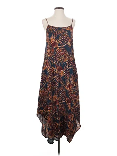 Pre-owned Final Touch Casual Dress In Brown