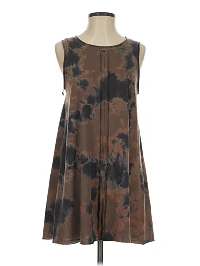Pre-owned Final Touch Casual Dress In Brown