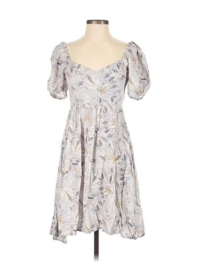 Pre-owned Final Touch Casual Dress In Gray