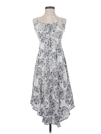 Pre-owned Final Touch Casual Dress In Gray