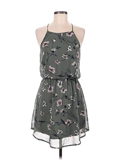 Pre-owned Final Touch Casual Dress In Green