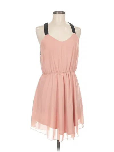 Pre-owned Final Touch Casual Dress In Pink