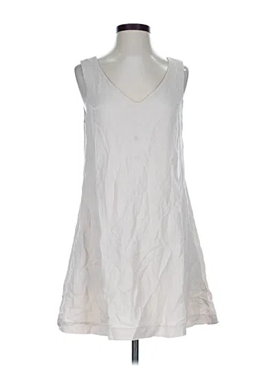 Pre-owned Final Touch Casual Dress In White