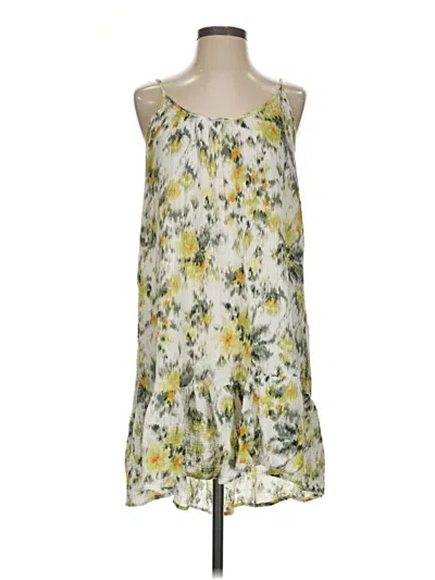 Pre-owned Final Touch Casual Dress In Yellow