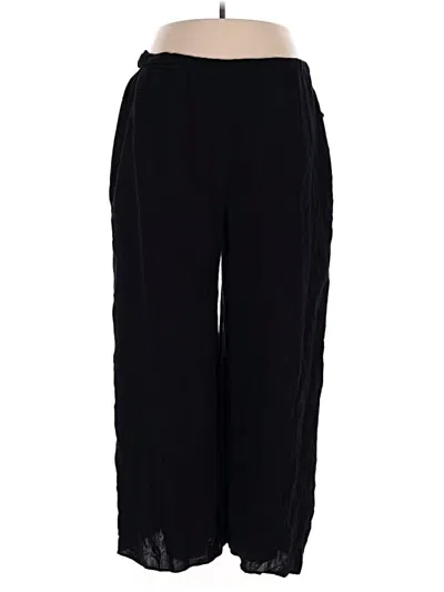 Pre-owned Final Touch Casual Pants In Black