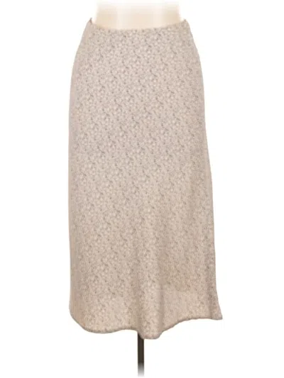 Pre-owned Final Touch Casual Skirt In Ivory