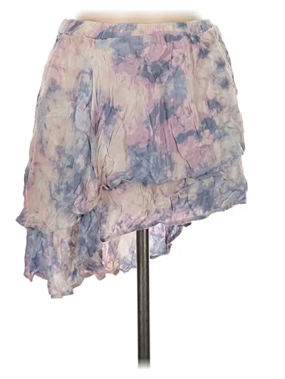 Pre-owned Final Touch Casual Skirt In Purple