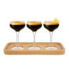 Final Touch Espresso Martini Flight Set In Transparent