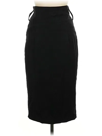 Pre-owned Final Touch Formal Skirt In Black