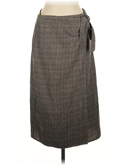 Pre-owned Final Touch Formal Skirt In Gray