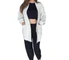 Final Touch Let's Stay In Cardigan In White In White