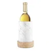 Final Touch Marble & Cork Wine Chiller In Multi