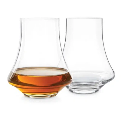 Final Touch Revolve Spirits Tasting Glass, 2-ounce, Set Of 2 In Transparent