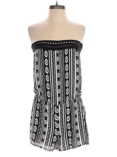 Pre-owned Final Touch Romper In Black