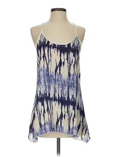 Pre-owned Final Touch Sleeveless Blouse In Blue