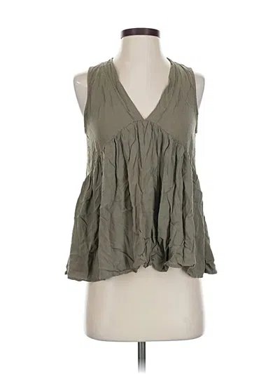 Pre-owned Final Touch Sleeveless Blouse In Gray