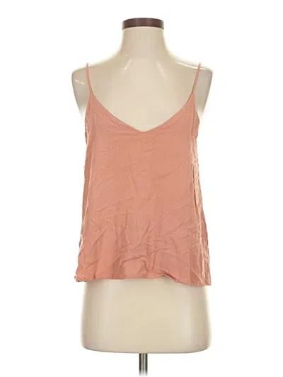 Pre-owned Final Touch Sleeveless Top Orange Halter Neckline Tops