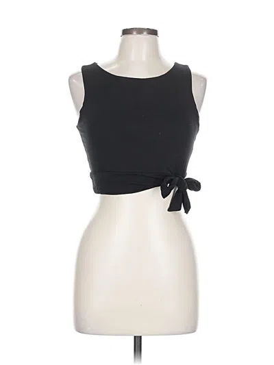 Pre-owned Final Touch Tank Top Black Strapless Neckline Tops