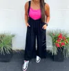 Final Touch You Can Go The Distance Jumpsuit In Black In Black
