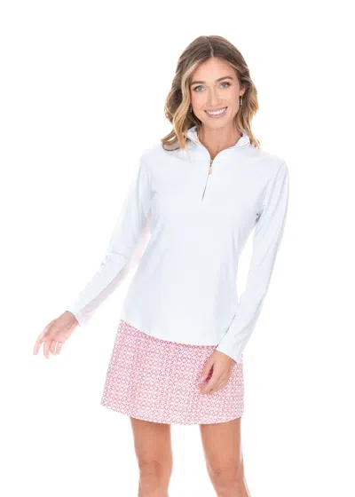 Final Sale Algarve 15" Skort In White