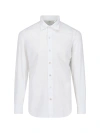 Finamore 1925 Finamore Classic White Cotton Shirt With Traditional Collar In White