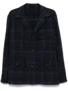Finamore 1925 Finamore Wool Single-breasted Jacket In Black