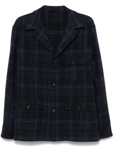 Finamore 1925 Black Single-breasted Blazer