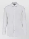 Finamore 1925 Timeless White Button-down Shirt With Structured Collar In White