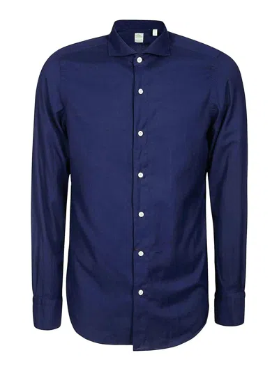 Finamore 1925 Camisa - Azul In Blue