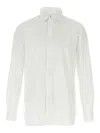 Finamore 1925 Timeless White Button-down Shirt With Structured Collar