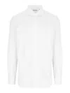 Finamore 1925 Finamore Classic White Cotton Shirt With Traditional Collar In White