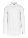 Finamore 1925 White Regular Solid Shirt In White