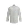 Finamore 1925 Timeless White Button-down Shirt With Structured Collar In White