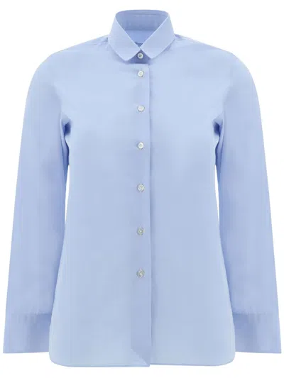 Finamore 1925 Cotton Shirt In Blue