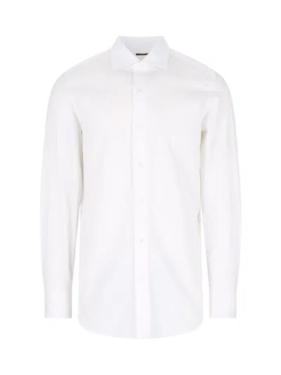 Finamore 1925 Cotton Shirt In White
